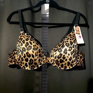 Secret Treasures cheetah T-shirt bra